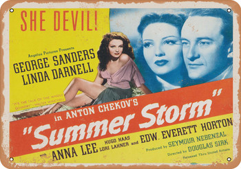 Summer Storm (1944) 1 - Metal Sign