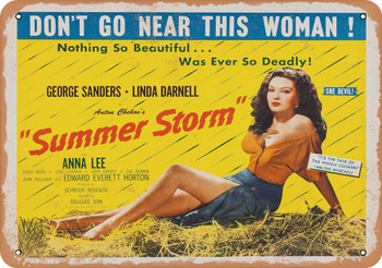 Summer Storm (1944) 2 - Metal Sign