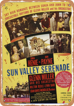 Sun Valley Serenade (1941) 2 - Metal Sign