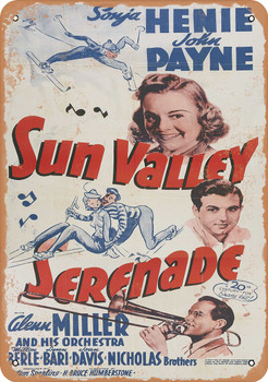 Sun Valley Serenade (1941) 5 - Metal Sign