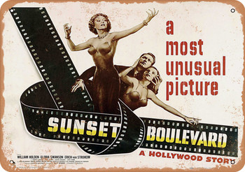 Sunset Boulevard (1950) 3 - Metal Sign