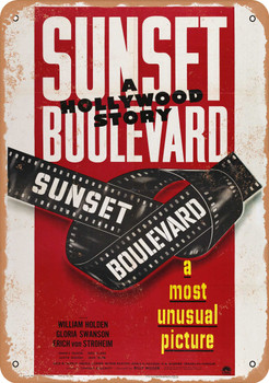 Sunset Boulevard (1950) 8 - Metal Sign