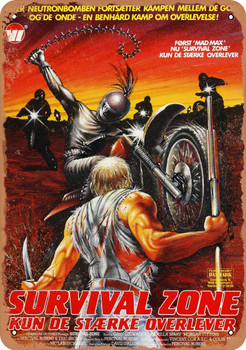 Survival Zone (1983), South Africa - Metal Sign