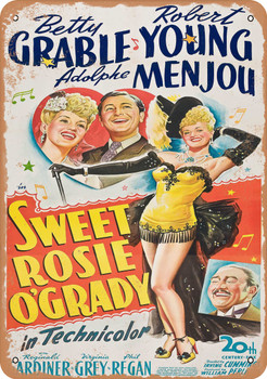 Sweet Rosie O'Grady (1943) 2 - Metal Sign