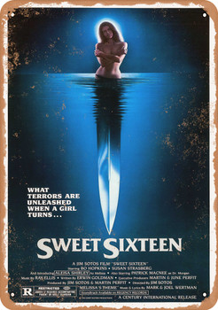 Sweet Sixteen (1983) - Metal Sign