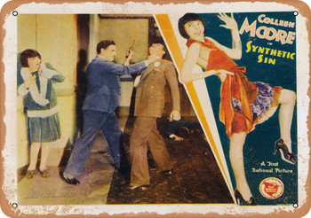 Synthetic Sin (1929) 2 - Metal Sign