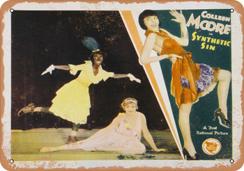 Synthetic Sin (1929) 3 - Metal Sign