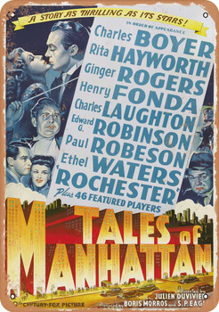 Tales of Manhattan (1942) - Metal Sign