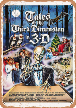 Tales of the Third Dimension (1984) - Metal Sign