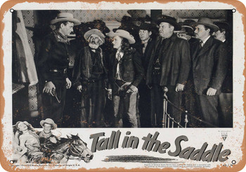 Tall in the Saddle (1944) 2 - Metal Sign