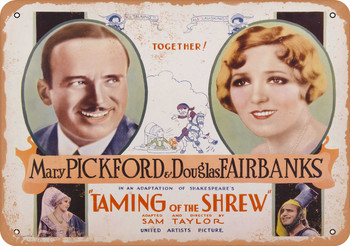 Taming of the Shrew (1929) 2 - Metal Sign