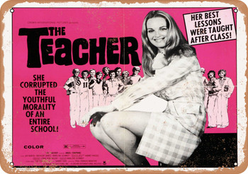 Teacher (1974) 1 - Metal Sign