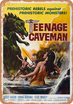 Teenage Caveman (1958) - Metal Sign