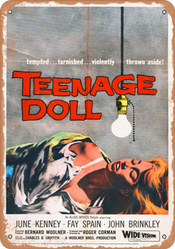 Teenage Doll (1957) - Metal Sign