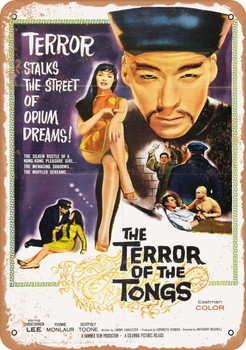 Terror of the Tongs (1961) - Metal Sign