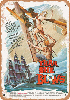 Thar She Blows! (1968) - Metal Sign