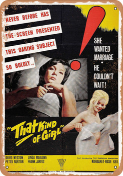 That Kind of Girl (1963) - Metal Sign