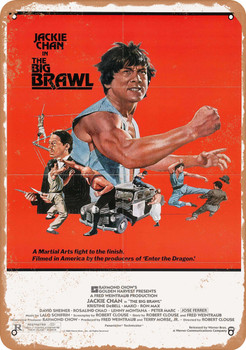 The Big Brawl aka Battle Creek Brawl (1980) - Metal Sign