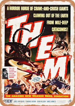 Them! (1954) - Metal Sign