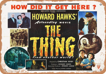 Thing from Another World (1951) 3 - Metal Sign