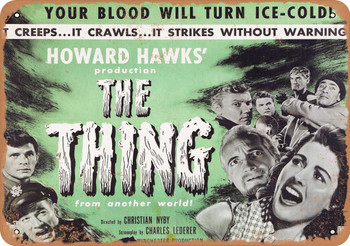 Thing from Another World (1951) 6 - Metal Sign