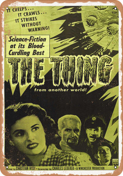 Thing from Another World (1951) 7 - Metal Sign