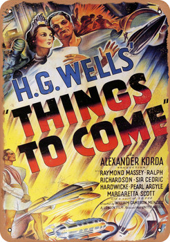 Things To Come (1936) - Metal Sign