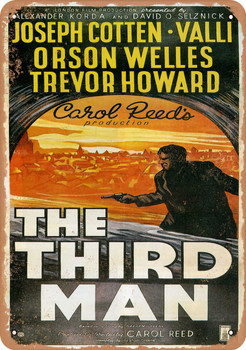 Third Man (1949) - Metal Sign
