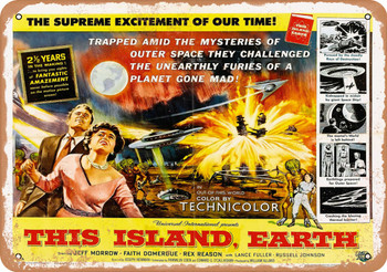 This Island Earth (1955) 4 - Metal Sign