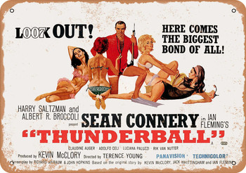Thunderball (1965) -01 - Metal Sign