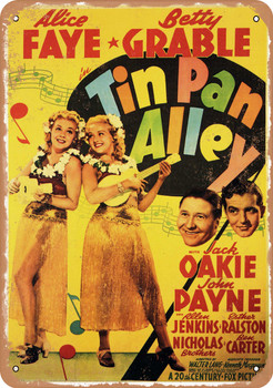 Tin Pan Alley (1940) - Metal Sign