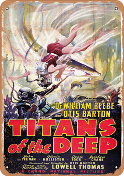 Titans of the Deep (1938) 1 - Metal Sign