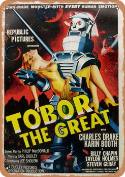 Tobor the Great (1954) - Metal Sign