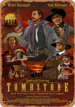 Tombstone (1993) 3 - Metal Sign