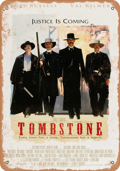 Tombstone (1993) - Metal Sign