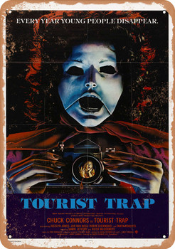 Tourist Trap (1979) - Metal Sign