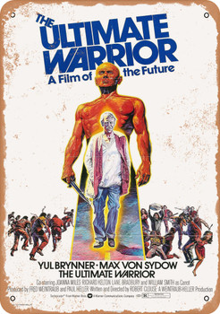 Ultimate Warrior (1975) - Metal Sign