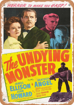 Undying Monster (1942) - Metal Sign