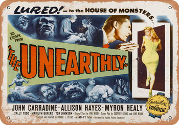 Unearthly (1957) 1 - Metal Sign