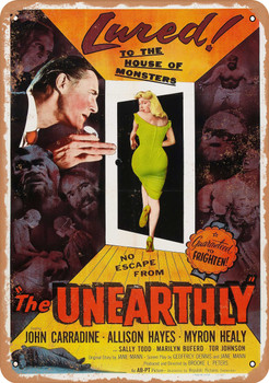 Unearthly (1957) - Metal Sign