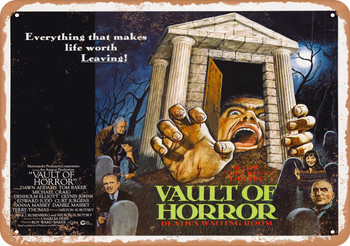 Vault of Horror (1973) - 1 - Metal Sign