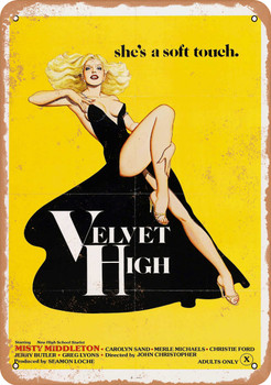 Velvet High (1980) - Metal Sign