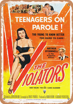 Violators (1957) - Metal Sign