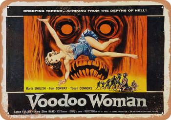 Voodoo Woman (1957) 1 - Metal Sign