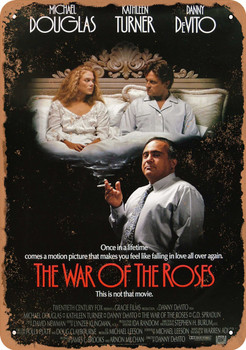 War of the Roses (1989) - Metal Sign