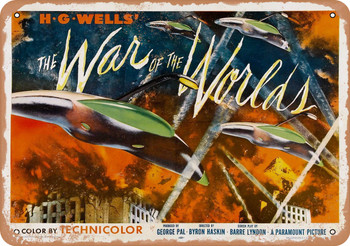 War of the Worlds (1953) 1 - Metal Sign