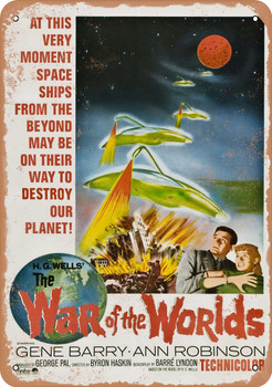 War of the Worlds (1953) 2 - Metal Sign