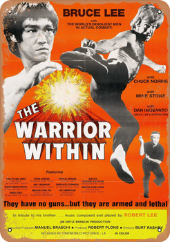 Warrior Within (1976) - Metal Sign