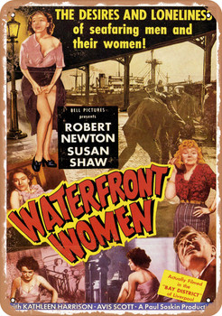 Waterfront Women (1950) - Metal Sign