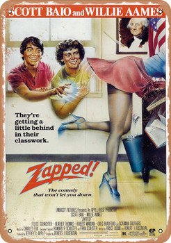 Zapped! (1982) - Metal Sign